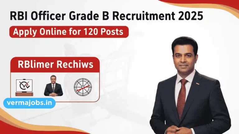 RBI Officer Grade B Recruitment 2025